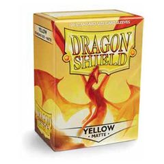 Dragon Shield - Yellow - Matte Sleeves - Standard Size