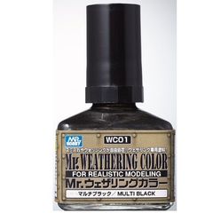 Wco1: Mr. Hobby Weathering Paint Multi Black