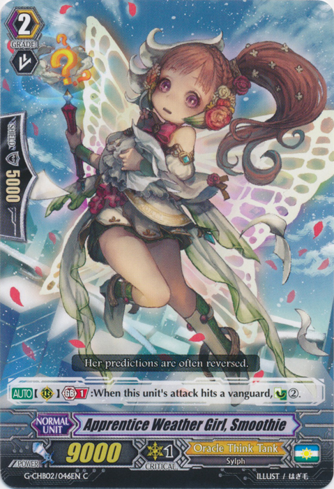 Apprentice Weather Girl, Smoothie - G-CHB02/046EN - C Apprentice Weather Girl, Smoothie - G-CHB02/046EN - C