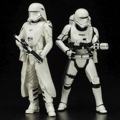 Star Wars: The Force Awakens - First Order Snowtrooper And Flametrooper Artfx+ Statue 2-Pack