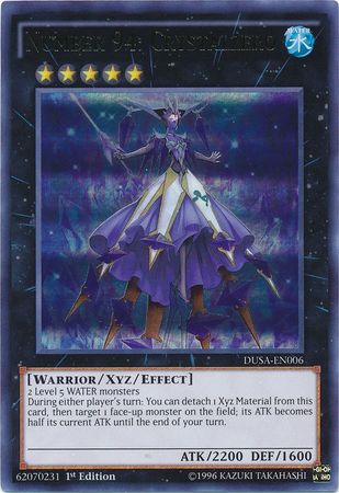 Number 94: Crystalzero - DUSA-EN006 - Ultra Rare - 1st Edition Number 94: Crystalzero - DUSA-EN006 - Ultra Rare - 1st Edition