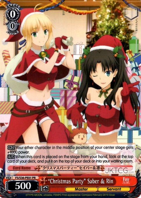 Christmas Party Saber & Rin - FS/S36-PE01 - PR