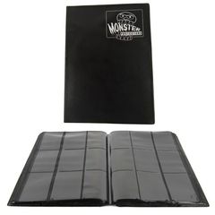 Monster Protectors: 9-Pocket Mega Monster Binder - Matte Black