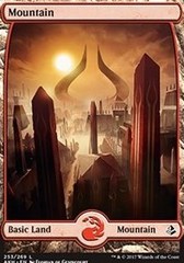 Mountain (Full Art) - Foil (Amonkhet) 253