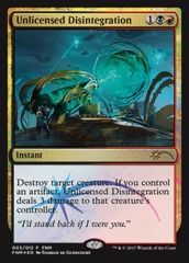 Unlicensed Disintegration - FNM Foil