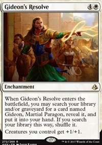 Gideons Resolve - Planeswalker Deck Exclusive