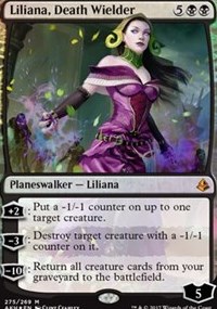 Liliana, Death Wielder - Foil - Planeswalker Deck Exclusive