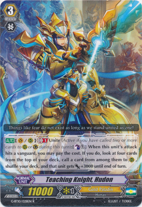 Teaching Knight, Hudon - G-BT10/028EN - R