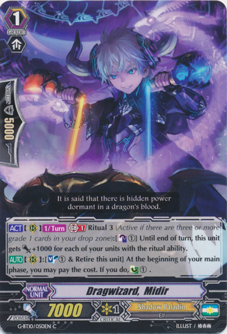 Dragwizard,  Midir - G-BT10/050EN - C