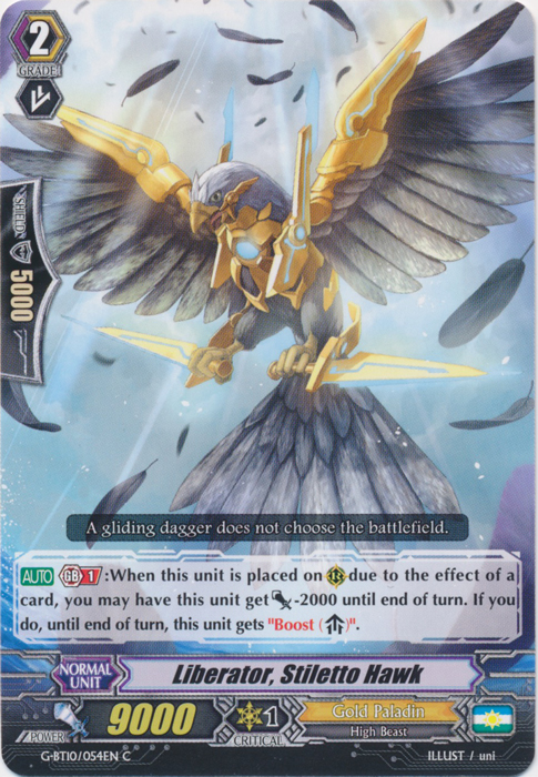 Liberator, Stiletto Hawk - G-BT10/054EN - C