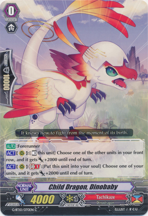 Child Dragon, Dinobaby - G-BT10/070EN - C Child Dragon, Dinobaby - G-BT10/070EN - C