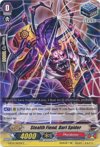 Stealth Fiend, Dart Spider - G-BT10/087EN - C