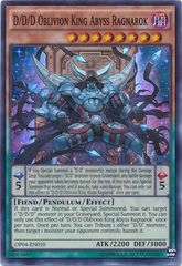 D/D/D Oblivion King Abyss Ragnarok - OP04-EN010 - Super Rare - Unlimited Edition