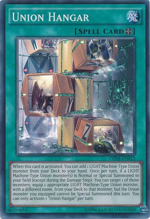 Union Hangar - OP04-EN013 - Super Rare - edition illimitee // OTS Tournament Pack 4