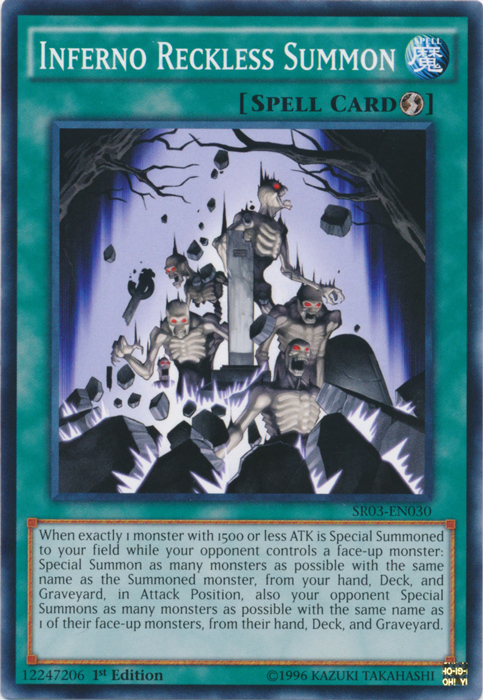 yugioh structure deck machine reactor Inferno Reckless Summon - SR03-EN030 - Common - 1st Edition - Yu-Gi-Oh! Singles » Decks » Structure Deck: All cards will be carefully packed for safe transit Yu-Gi-Oh! - Geartown (SR03-EN025) -