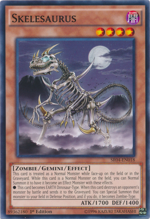 Skelesaurus - SR04-EN018 - Common - 1st Edition