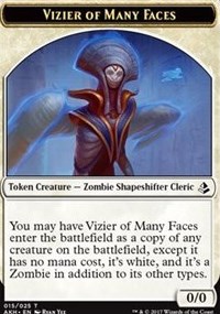 Vizier of Many Faces Token