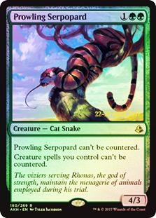 Prowling Serpopard - AKH Prerelease