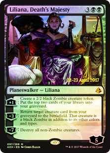 Liliana, Deaths Majesty - Foil - Prerelease Promo