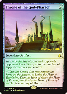 Throne of the God-Pharaoh - Foil - Prerelease Promo