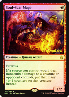 Soul-Scar Mage - Foil - Prerelease Promo