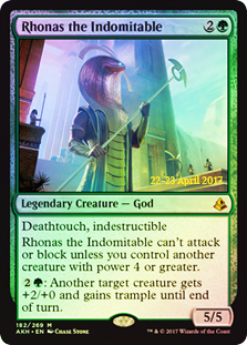 Rhonas the Indomitable - Foil - Prerelease Promo