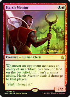 Harsh Mentor - Foil - Prerelease Promo