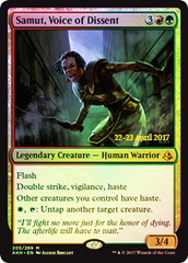 Samut, Voice of Dissent - Foil - Prerelease Promo