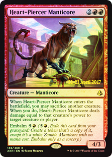 Heart-Piercer Manticore - Prerelease Foil