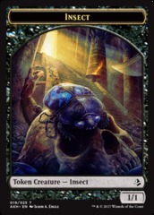 Insect 1/1 black  Token