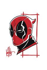 Df X-Men #1 Deadpool Sketch Haeser