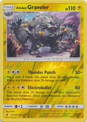 Alolan Graveler - 41/145 - Uncommon - Reverse Holo