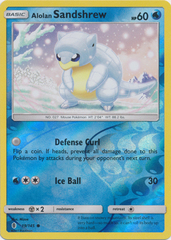 Alolan Sandshrew - 19/145 - Common - Reverse Holo