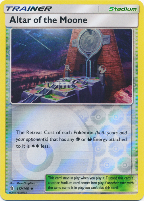 Altar of the Moone - 117/145 - Uncommon - Reverse Holo Altar of the Moone - 117/145 - Uncommon - Reverse Holo