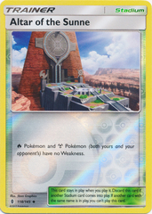 Altar of the Sunne - 118/145 - Uncommon - Reverse Holo