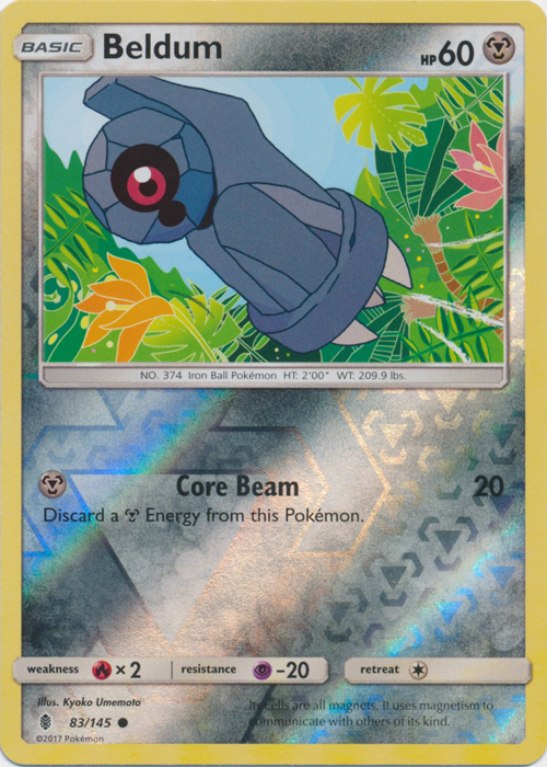 Beldum - 83/145 - Common - Reverse Holo Beldum - 83/145 - Common - Reverse Holo
