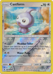 Castform - 105/145 - Common - Reverse Holo