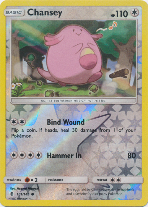 Chansey - 101/145 - Common - Reverse Holo