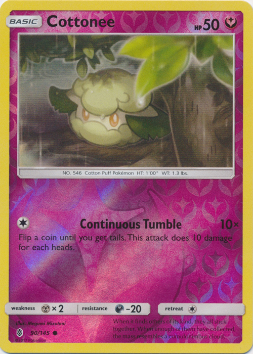 Cottonee - 90/145 - Common - Reverse Holo Cottonee - 90/145 - Common - Reverse Holo