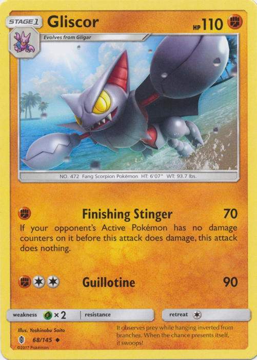 Gliscor - 68/145 - Uncommon Gliscor - 68/145 - Uncommon