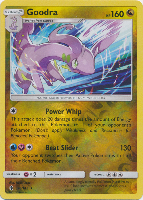 Goodra - 96/145 - Holo Rare - Reverse Holo Goodra - 96/145 - Holo Rare - Reverse Holo
