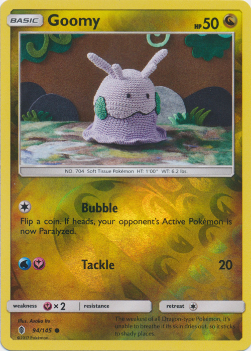 Goomy - 94/145 - Common - Reverse Holo Goomy - 94/145 - Common - Reverse Holo