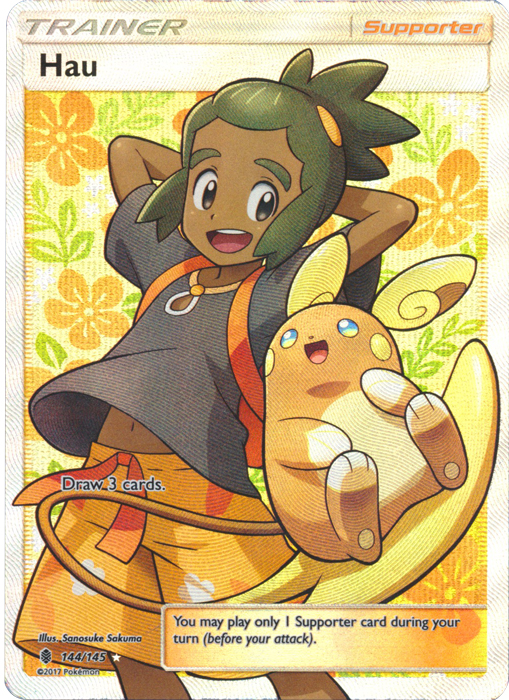 Hau - 144/145 - Full Art Ultra Rare