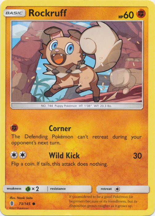 Rockruff - 73/145 - Common