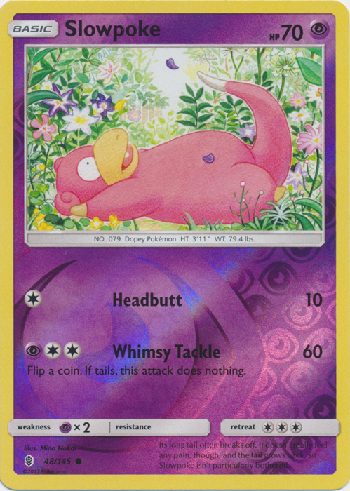 Slowpoke - 48/145 - Common - Reverse Holo