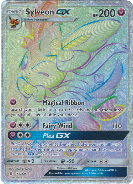 Sylveon GX - 158/145 - Secret Rare