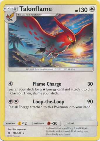 Talonflame - 111/145 - Rare