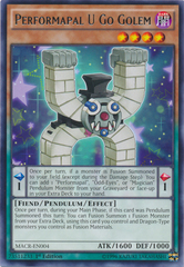 Performapal U Go Golem - MACR-EN004 - Rare - 1st Edition