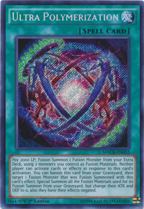 Ultra Polymerization - MACR-EN052 - Secret Rare - 1st Edition