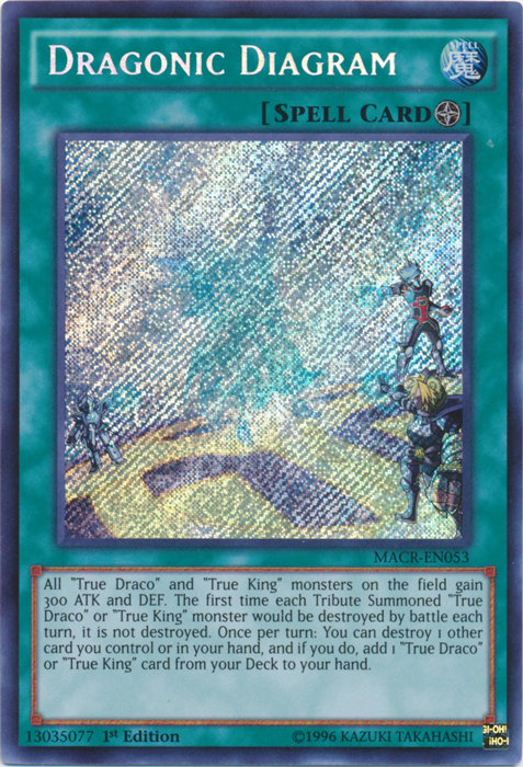 Dragonic Diagram - MACR-EN053 - Secret Rare - 1st Edition